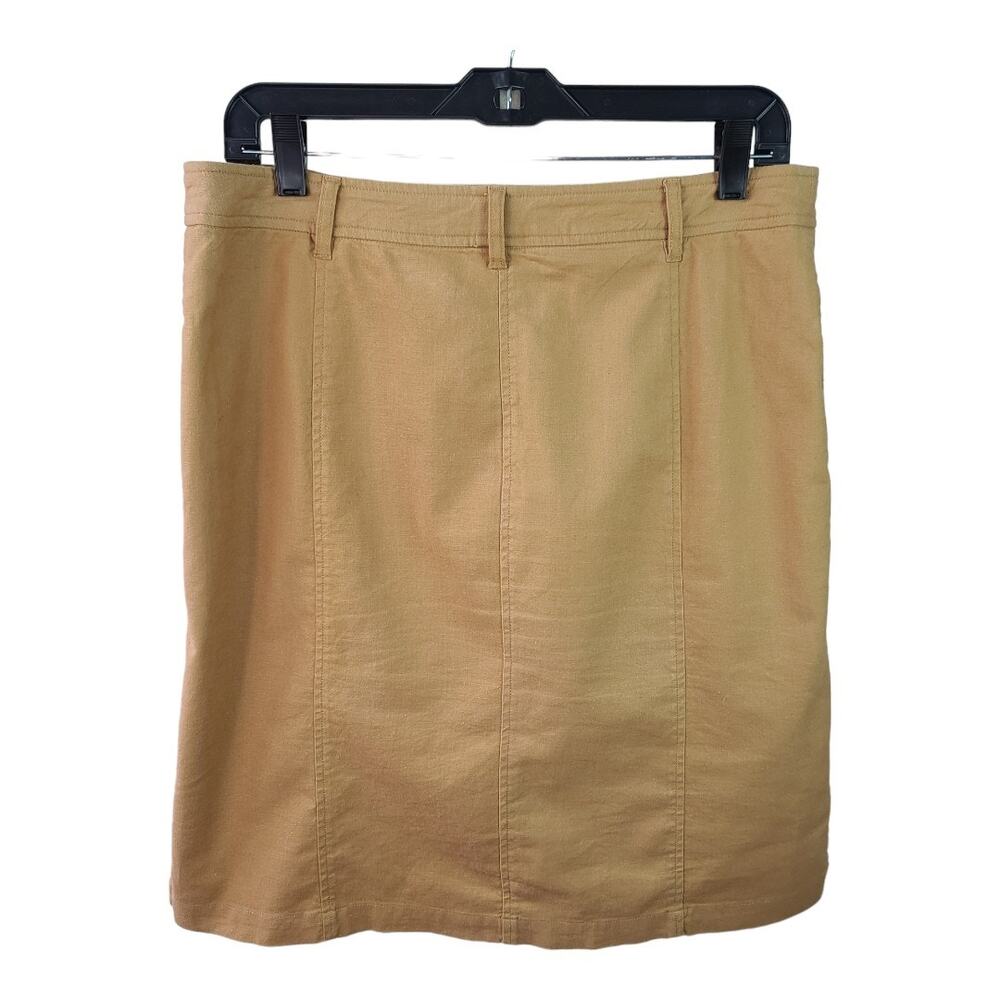 Pendleton Mustard Brown Double Button Linen Blend… - image 2